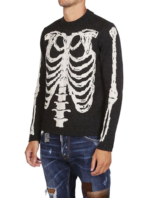 saint laurent skeleton sweater.